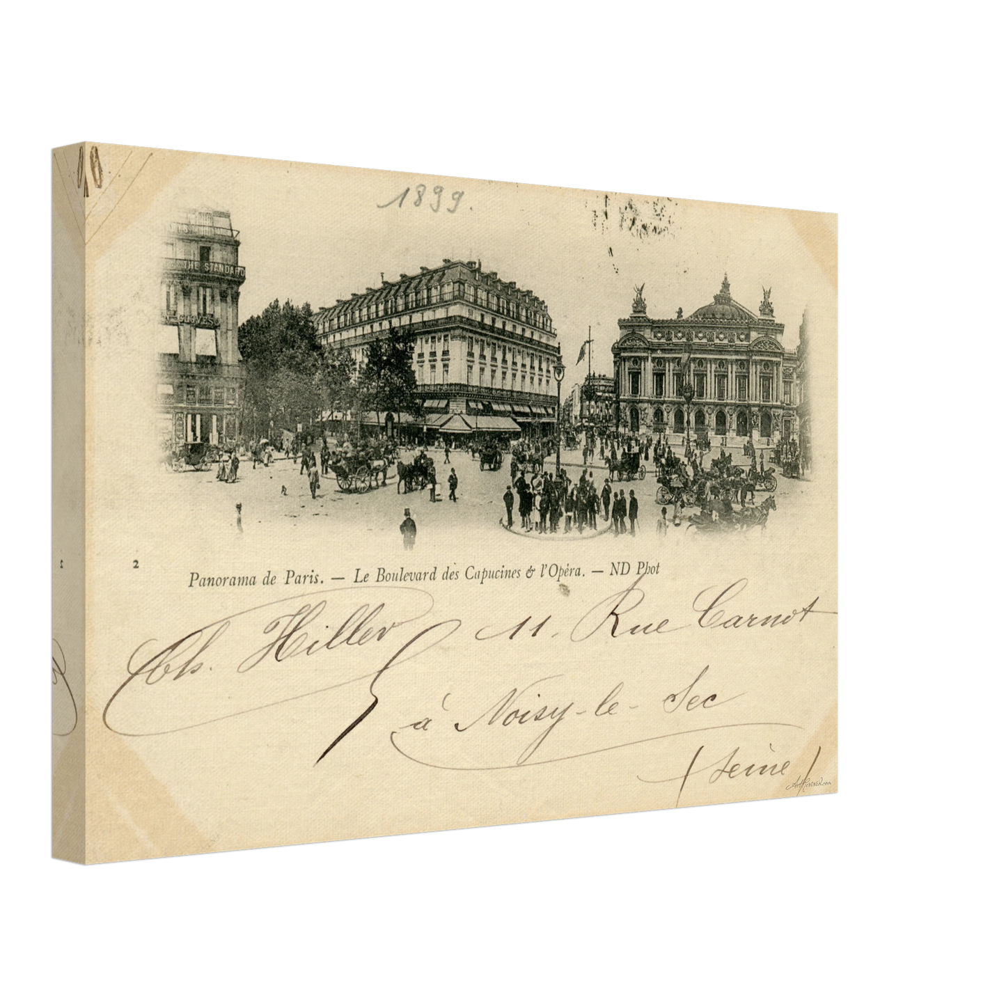 Boulevard des Capucines & Opera Scene (1908) – Wall Art