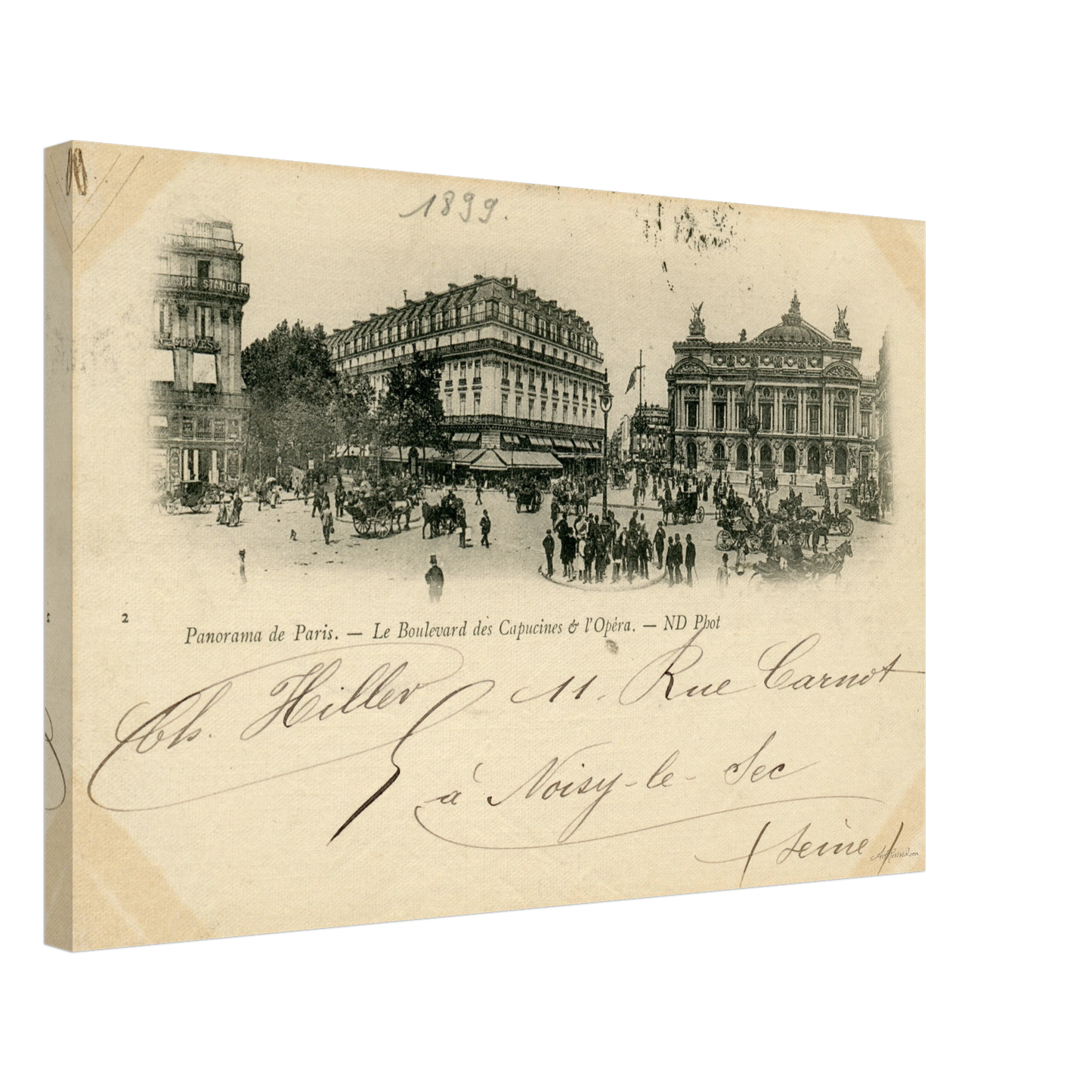 Boulevard des Capucines & Opera Scene (1908) – Wall Art