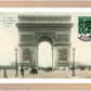 Colorized Arc de Triomphe & Horse-Drawn Carriages (1910) – Wall Art