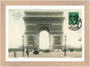 Colorized Arc de Triomphe & Horse-Drawn Carriages (1910) – Wall Art