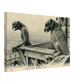 Paris Pair of Gargoyles on Notre Dame Overlooking the City (1900-1910) – Wall Art