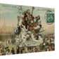 Vintage Wall Art Canvas - 38th Carnaval de Nice: Explorer Riding Polar Bear (Mailed 02-01-1904)