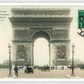 Colorized Arc de Triomphe & Horse-Drawn Carriages (1910) – Wall Art