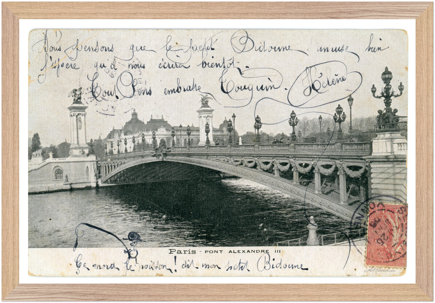 Alexandre III Bridge on the Seine (1905) – Wall Art