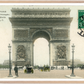 Colorized Arc de Triomphe & Horse-Drawn Carriages (1910) – Wall Art