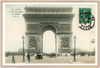 Colorized Arc de Triomphe & Horse-Drawn Carriages (1910) – Wall Art