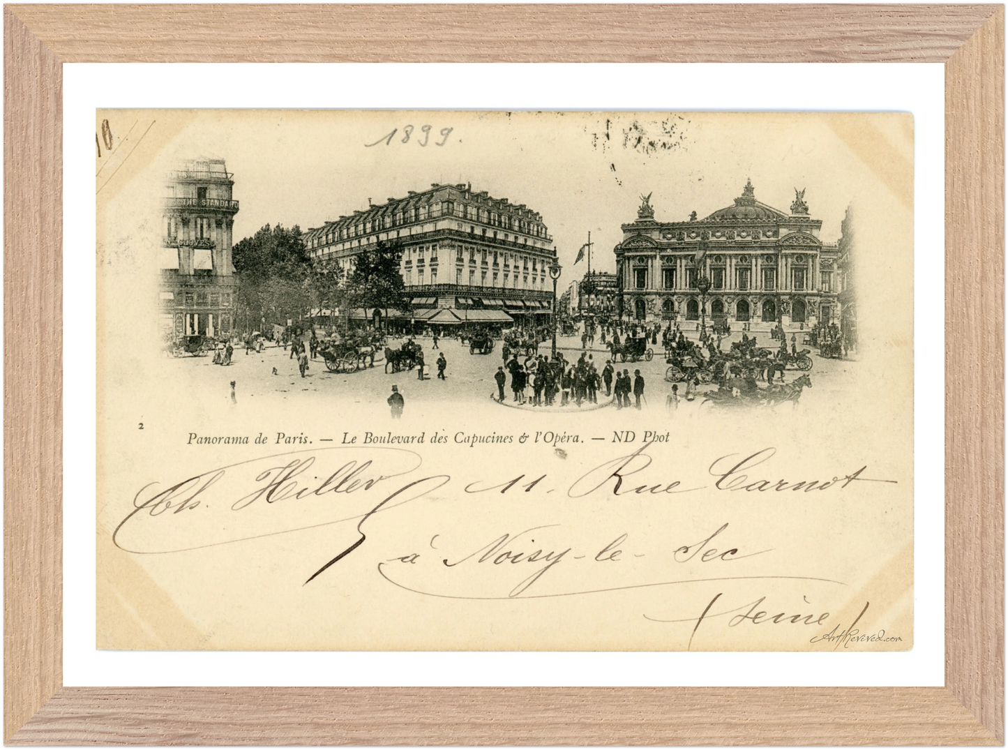 Boulevard des Capucines & Opera Scene (1908) – Wall Art