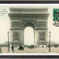 Colorized Arc de Triomphe & Horse-Drawn Carriages (1910) – Wall Art