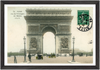 Colorized Arc de Triomphe & Horse-Drawn Carriages (1910) – Wall Art