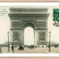 Colorized Arc de Triomphe & Horse-Drawn Carriages (1910) – Wall Art