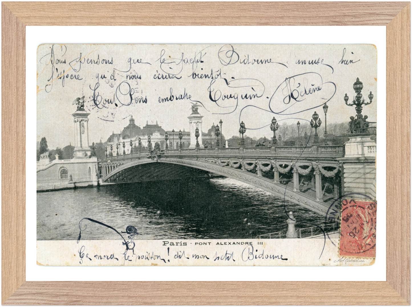 Alexandre III Bridge on the Seine (1905) – Wall Art