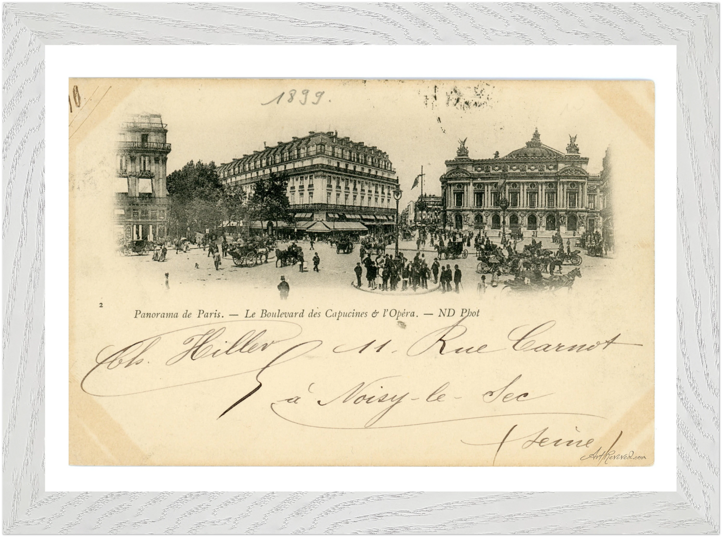 Boulevard des Capucines & Opera Scene (1908) – Wall Art