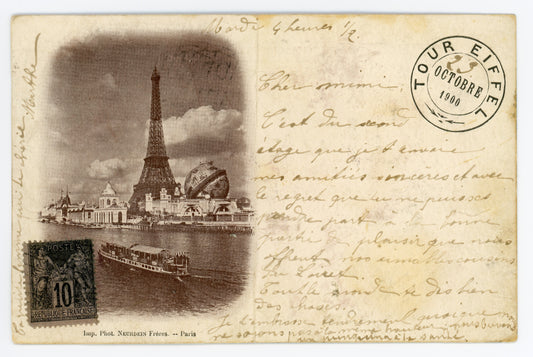 The Eiffel Tower 10-23-1900