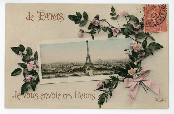 The Eiffel Tower 12-29-1905