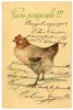 Vintage Wall Art Canvas - Hen Come Chick (11-12-1903)