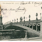 Vintage Paris Pont Alexandre III Wall Art Canvas (Mailed: 03-04-1907)