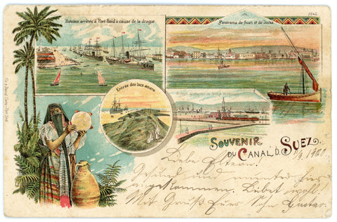Souvenir du Canal de Suez-Egypt