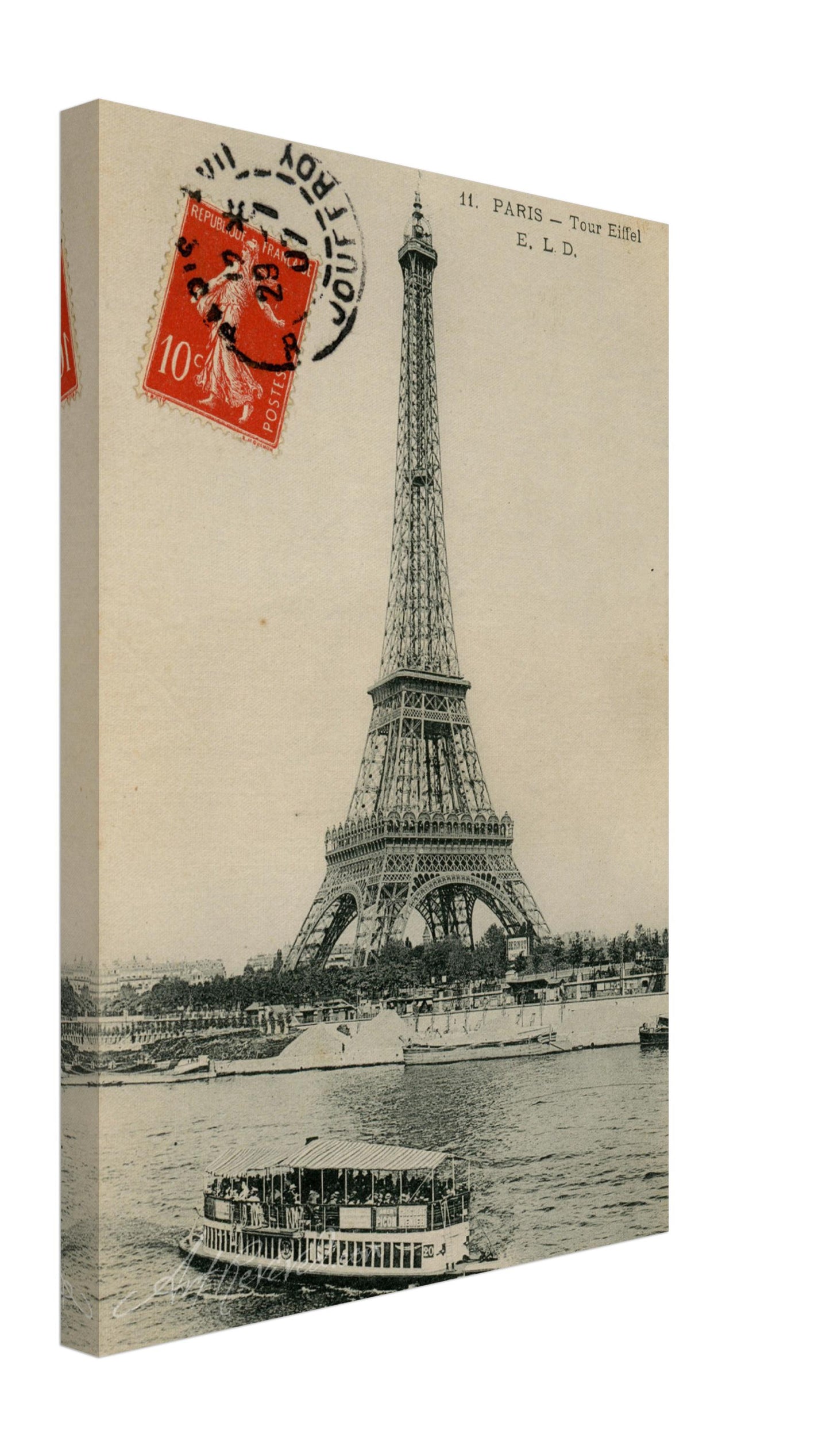 The Eiffel Tower 07-29-1907