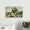 Vintage Wall Art Canvas - 40th Carnaval: Char de la Musique La Rascassa (Mailed 02-22-1912)