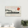 Vintage Wall Art Canvas - Steamship La Marsa (04-15-1914)