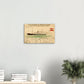 Vintage Wall Art Canvas - Lamport & Holt Line SS Byron (Mailed 11-19-1902)