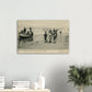 Vintage Wall Art Canvas - Luc-sur-Mer: The Beach at Low Tide (Mailed 1900-1910)