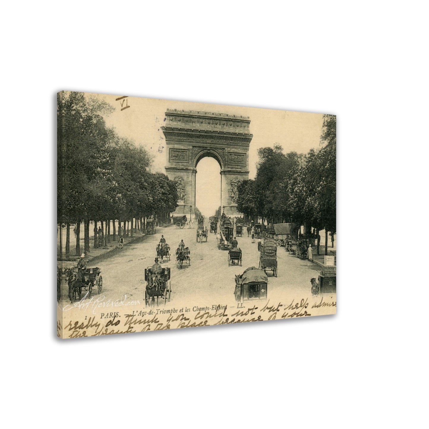 Paris L'Arc De Triomphe et les Champ-Elysees