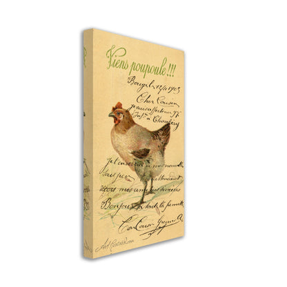 Vintage Wall Art Canvas - Hen Come Chick (11-12-1903)