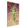 Vintage Lilies of the Valley Wall Art Canvas (05-02-1908)