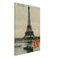 The Eiffel Tower (Lithograph) Tugs on the River Seine