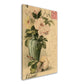 Vintage Roses in Vase Wall Art Canvas - A.Le Loutge Painting (01-26-1904)