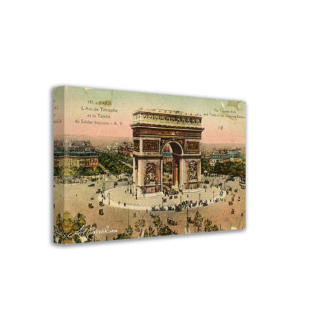Paris L'Arc De Triumphe And The Tomb Of The Unknown Soldier