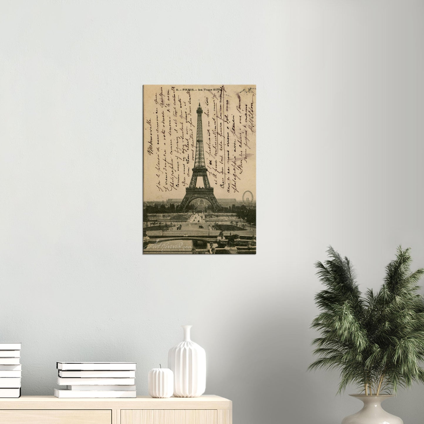 The Eiffel Tower Roue in background (ferris-wheel)