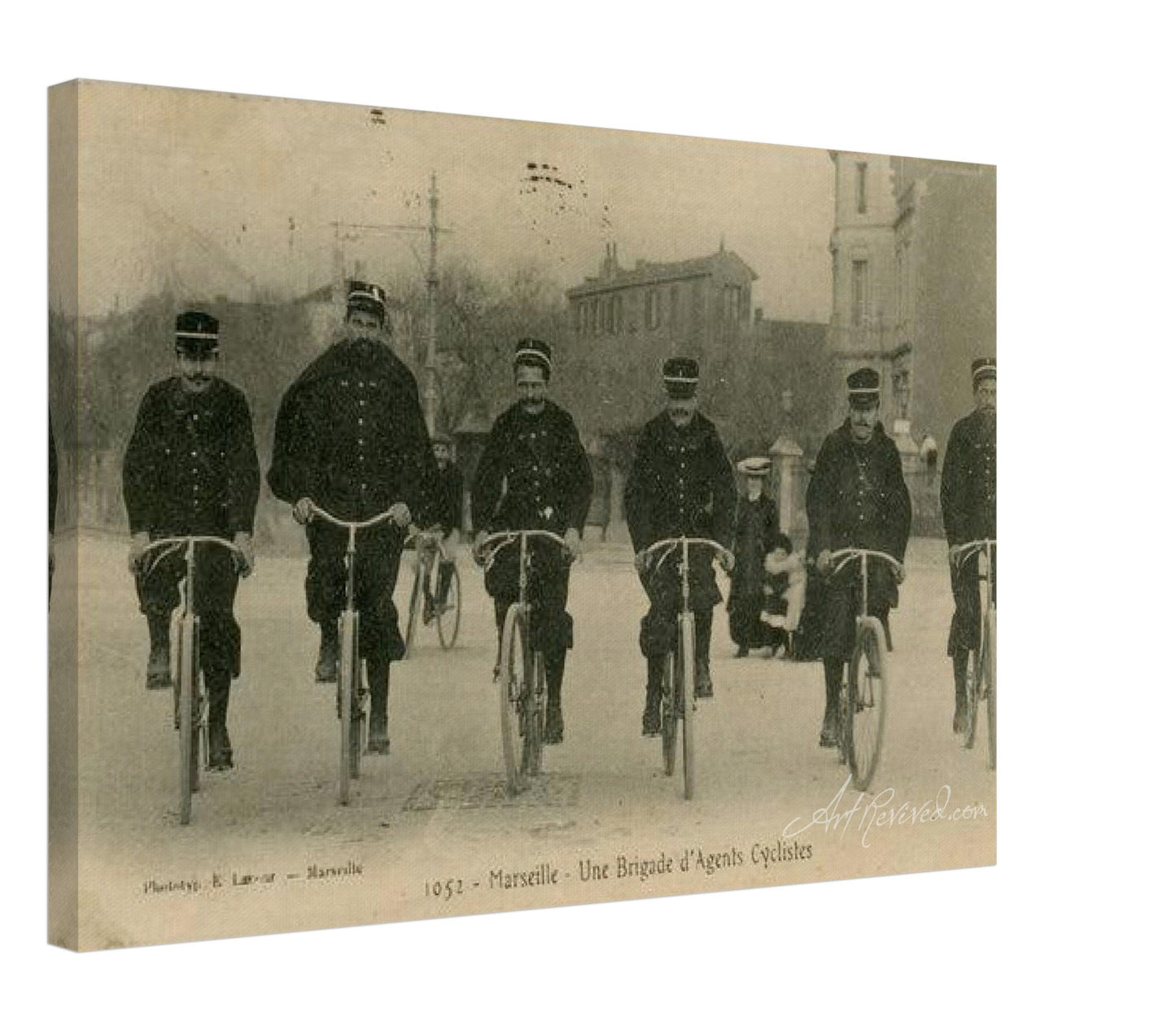 Marseille Brigade Of Police On Bikes