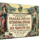 Panama-Pacific Expo 1915 San Francisco Vintage Wall Art Canvas: Steamship (11-09-1910)