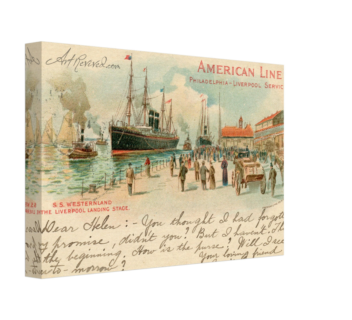 American Line "SS Westernland"