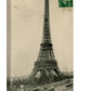 The Eiffel Tower .5 centime green stamp