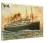 Vintage Wall Art Canvas - Hamburg Amerika Line, Victoria (Mailed 11-12-1913)