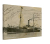 Vintage Wall Art Canvas - Steamship Bordeaux (08-18-1918)