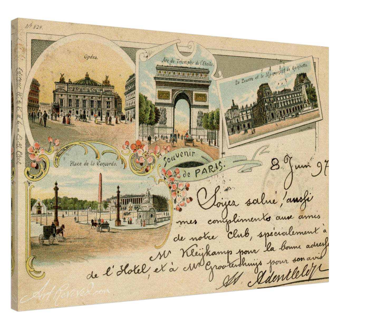 Multi-view of Paris 1897