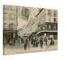 Vintage Wall Art Canvas - Courbevoie Place Victor Hugo Rue de Bezons (1904)