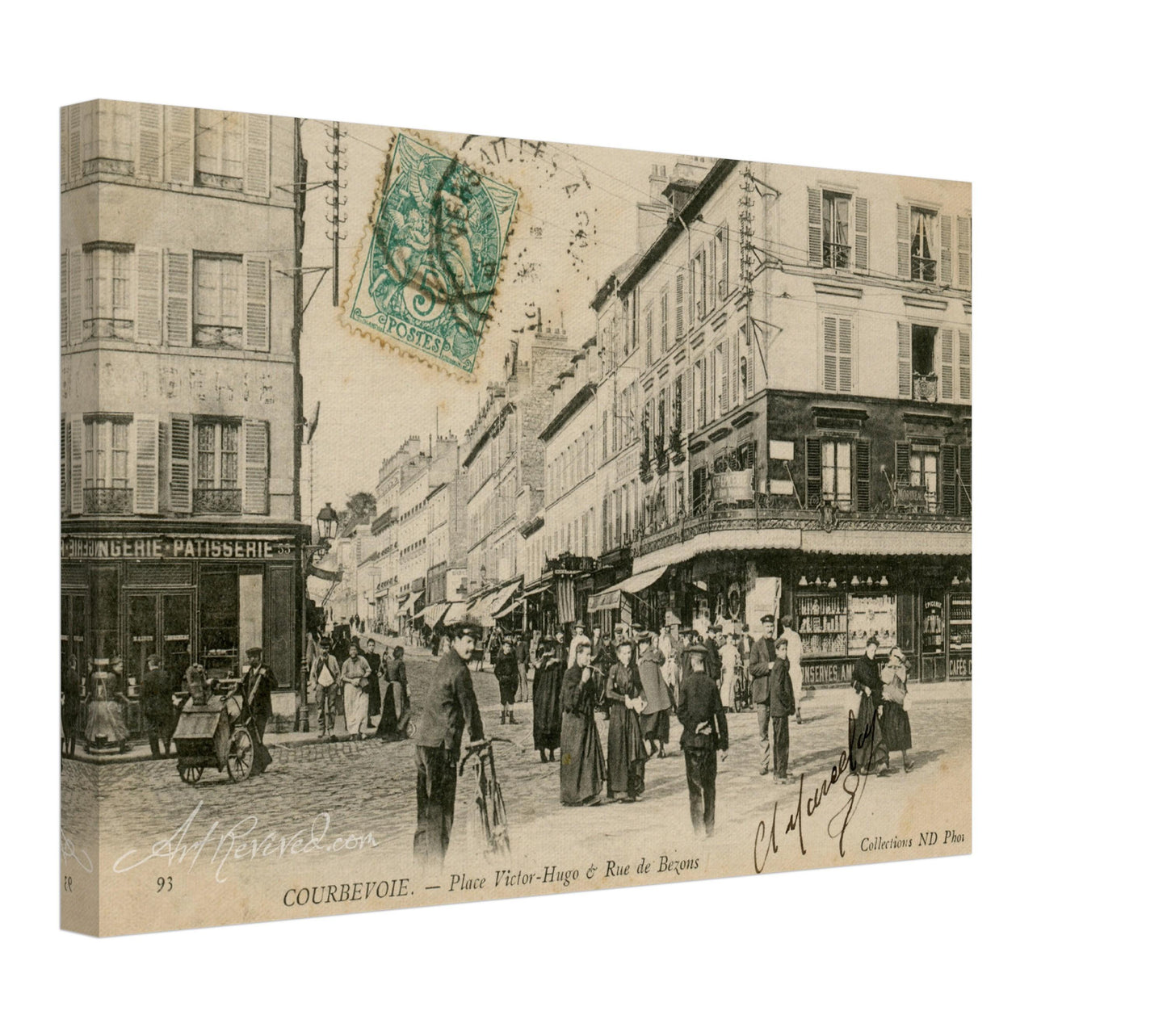 Courbevoie-Place Victor Hugo & Rue De Bezons