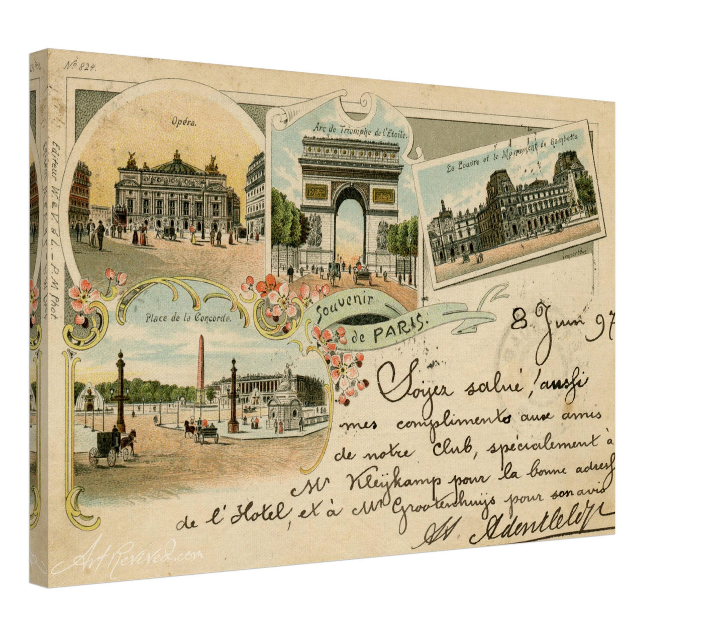 Multi-view of Paris 1897