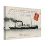 Vintage Wall Art Canvas - Steamship La Marsa (04-15-1914)