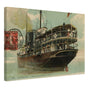 Vintage Wall Art Canvas - Steamship Tarna (10-19-1912)