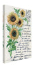 Vintage Sunflowers Wall Art Canvas - Art Revived (03-31-1904)