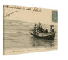 Vintage Wall Art Canvas - Berck Plage: Departure for Bathing (Mailed 08-20-1904)