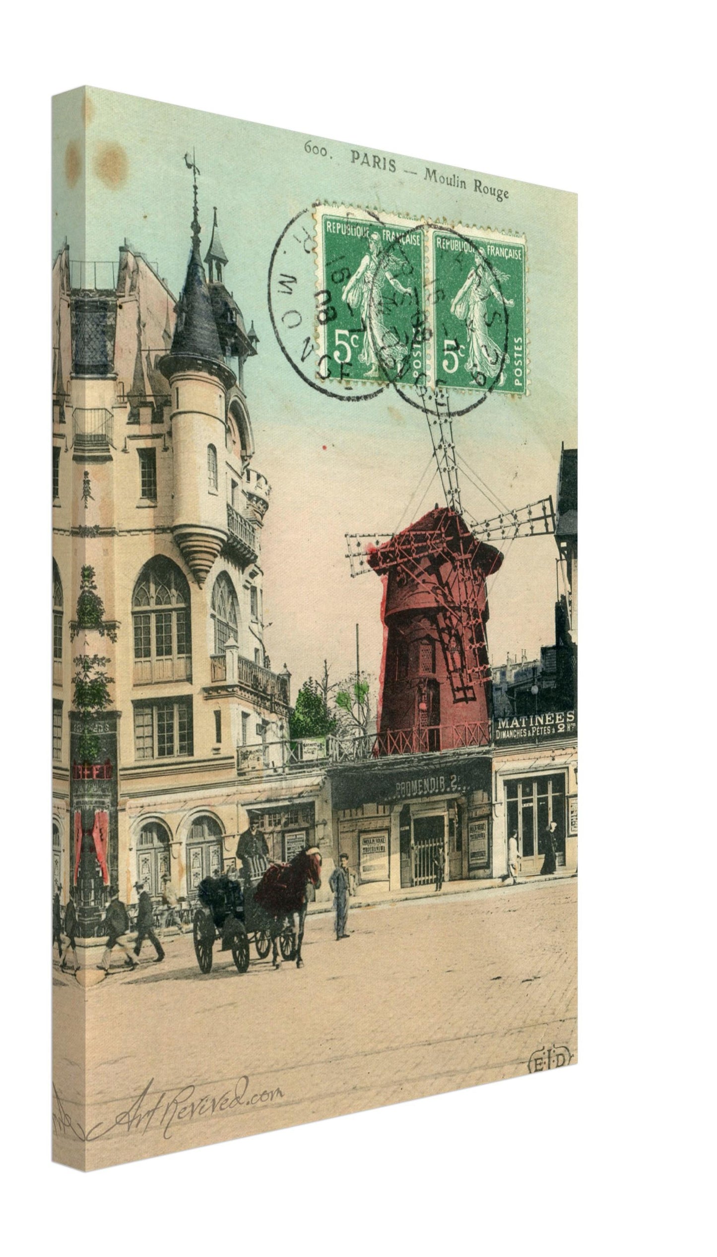Paris La Moulin Rouge 07-16-1908
