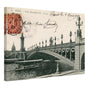 Vintage Paris Pont Alexandre III Wall Art Canvas (Mailed: 03-04-1907)